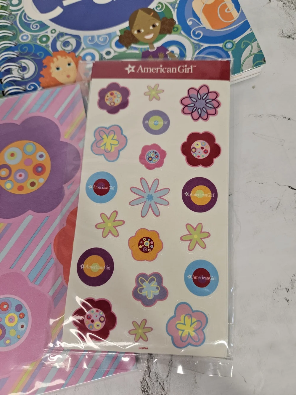 American Girl Puzzle Crazy Books, Stickers and cards